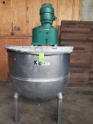 Groen 300 Gal. S/S Jacketed Mixing Tank, Model TA-300 SP, S/N 05685 (Located Fort Worth, TX) (