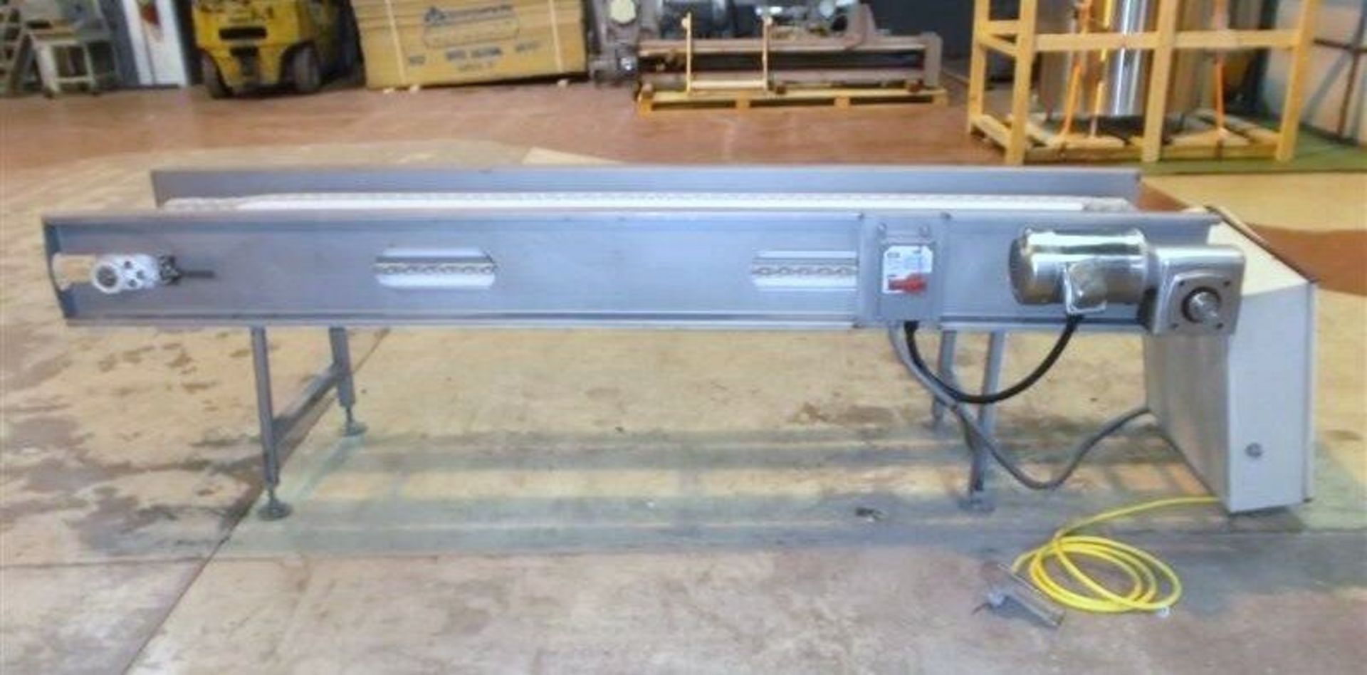 Fabco 18" x 108" S/S Sanitary Conveyor, Model F4-FBC, S/N 310305-431 (7-1-11) with 2-Lug Link - Image 6 of 10