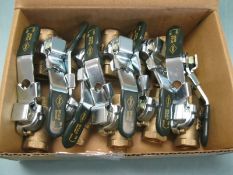 Lot of (100) 3/8" NPT Jenkins 600# CWP Brass FP 201J LD Ball Valve NEW (Located Springfield, NH) (