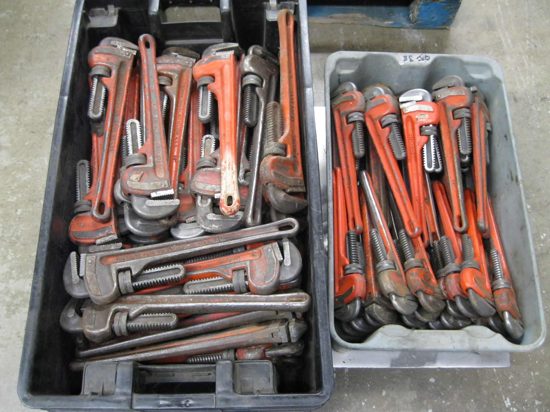 Ridgid Steel Pipe Wrenches (67) 18" and (47) 14" (Located Springfield, NH) (Loading Fee $50) - Image 3 of 3