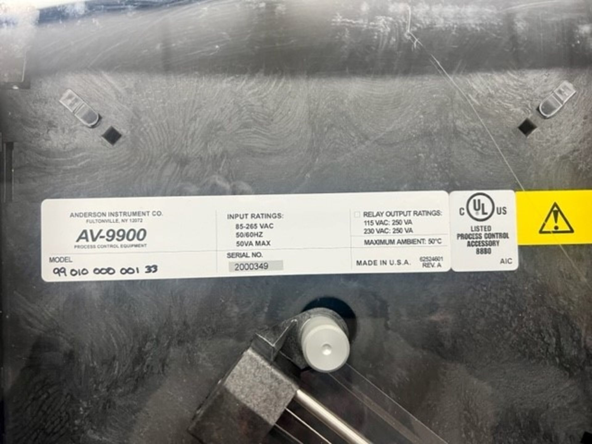Anderson-Negele AV-9900 Chart Recorder, Model 99010-000-001-33, S/N 2000349 (Load Fee $50) ( - Image 2 of 4