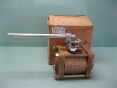 4" Apollo 600# CWP 82ALF-24A-01 Solder Bronze Lead Free Ball Valve NEW (Located Springfield, NH) (