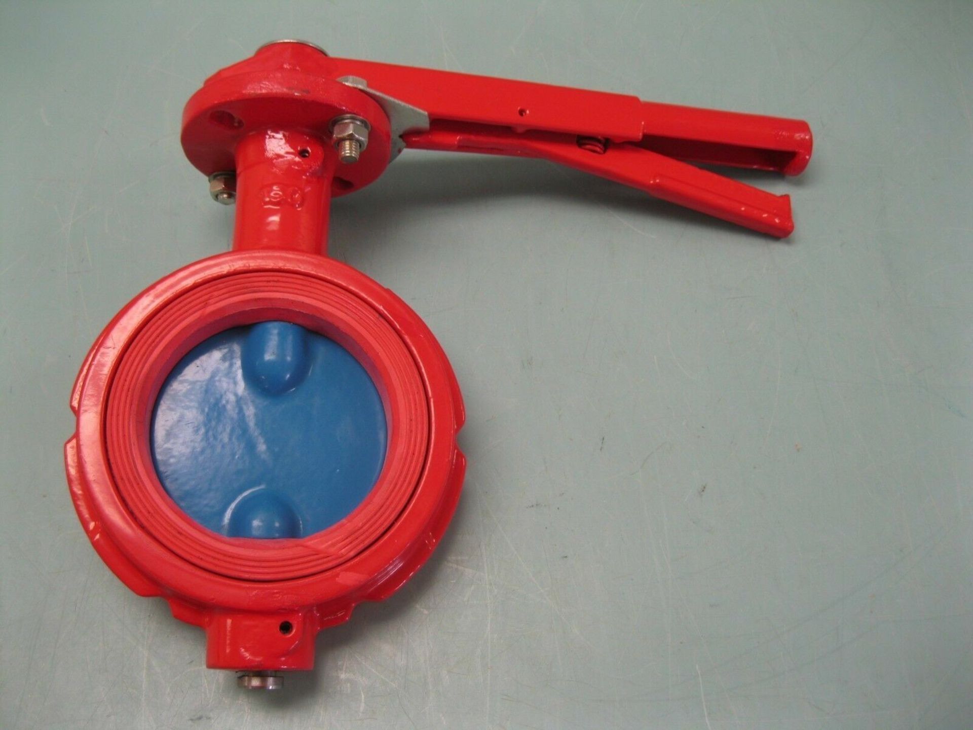 Lot of (26) 4" Tuff Red Sandblaster 030-905 Butterfly Valve NEW (Located Springfield, NH) (Loading - Image 3 of 3