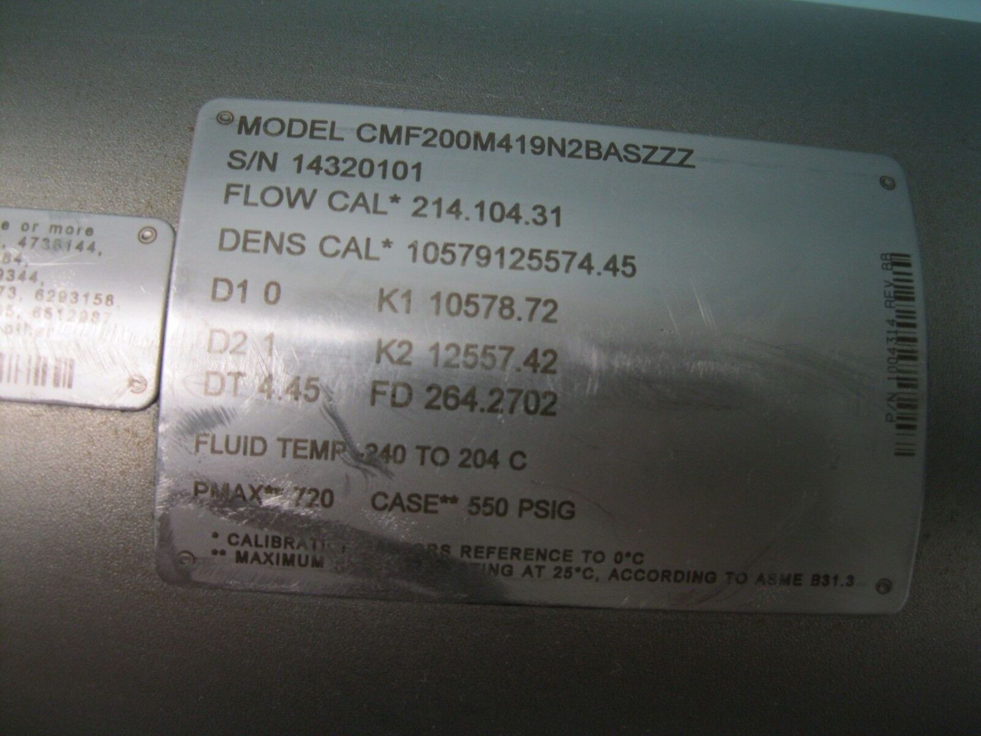 2" 300# Micro Motion CMF200 Flow Sensor Enhanced Core Processor NEW (Located Springfield, NH) ( - Image 3 of 5