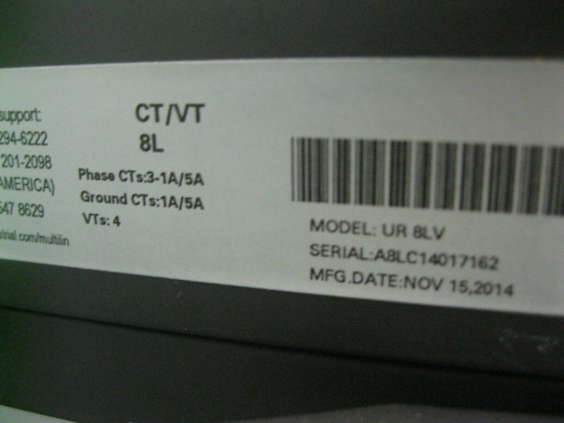 Lot of (5) GE Multilin F35 U03BKLF8LH6LM6CPXX Feeder Management Relay (Located Springfield, NH) ( - Image 6 of 11