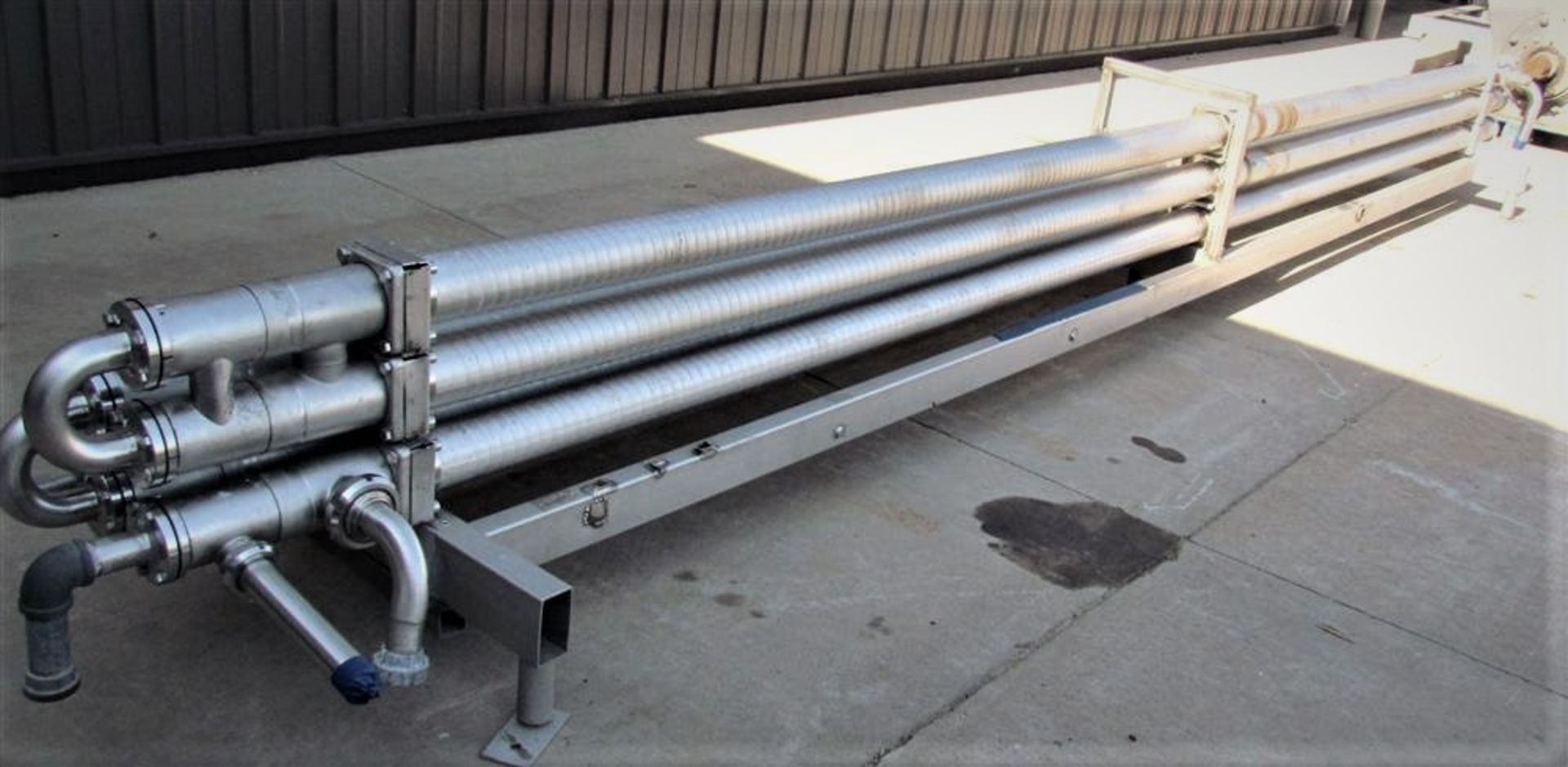 Tetra Spiraflo Tublar S/S Heat Exchanger, Model MTC-108/W-6-2, Mfg. #123096-04, All S/S Unit, 7 - Image 2 of 4