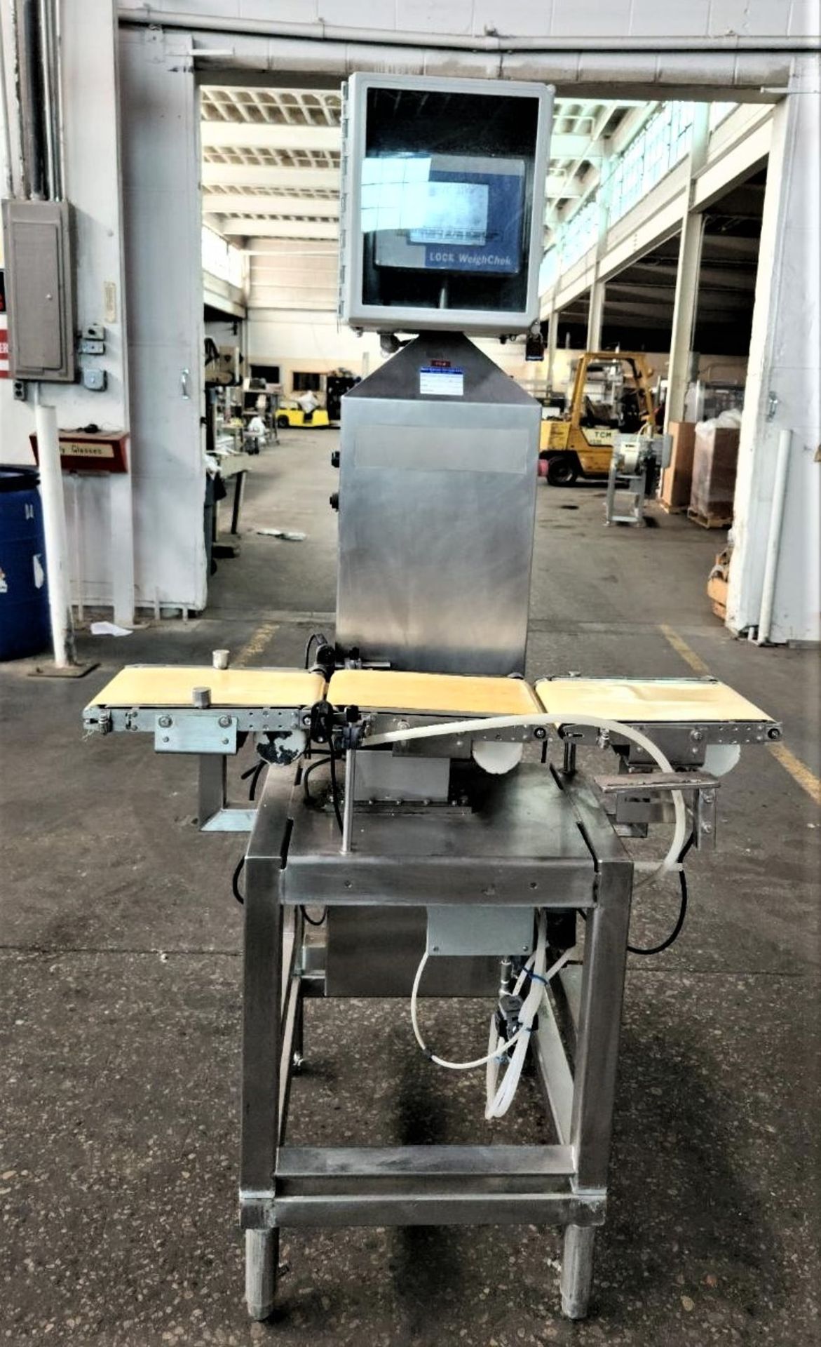 Lock WeighCheck S/S Checkweigher, Model WeighChek, Last Calibrated in 2021 with 12" Wide Belt,