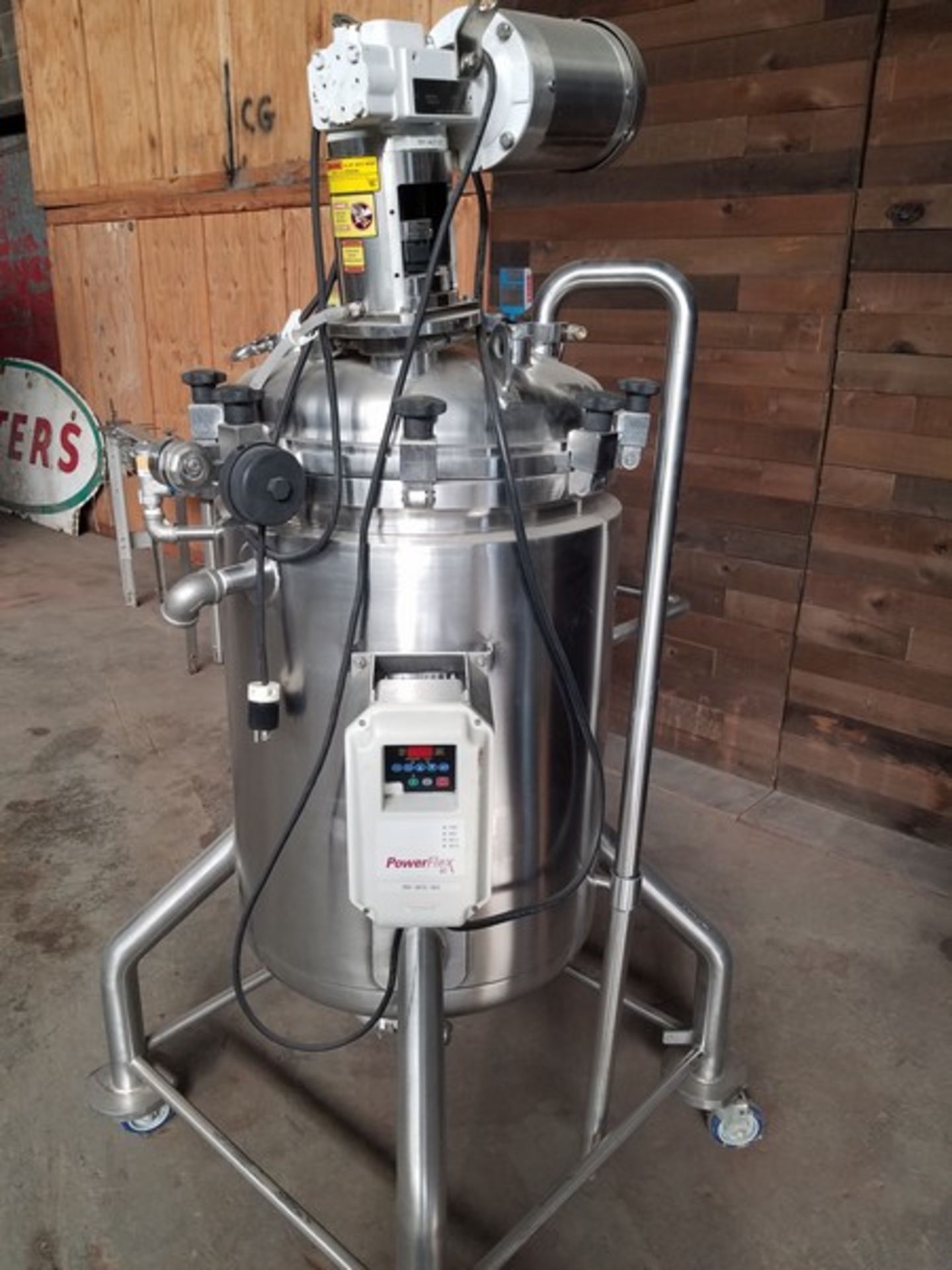 New Allegheny Bradford 7 Gal. S/S Reactor, Model VE449200, S/N 034483-1-1-1, Year 2012, Volt 120 (