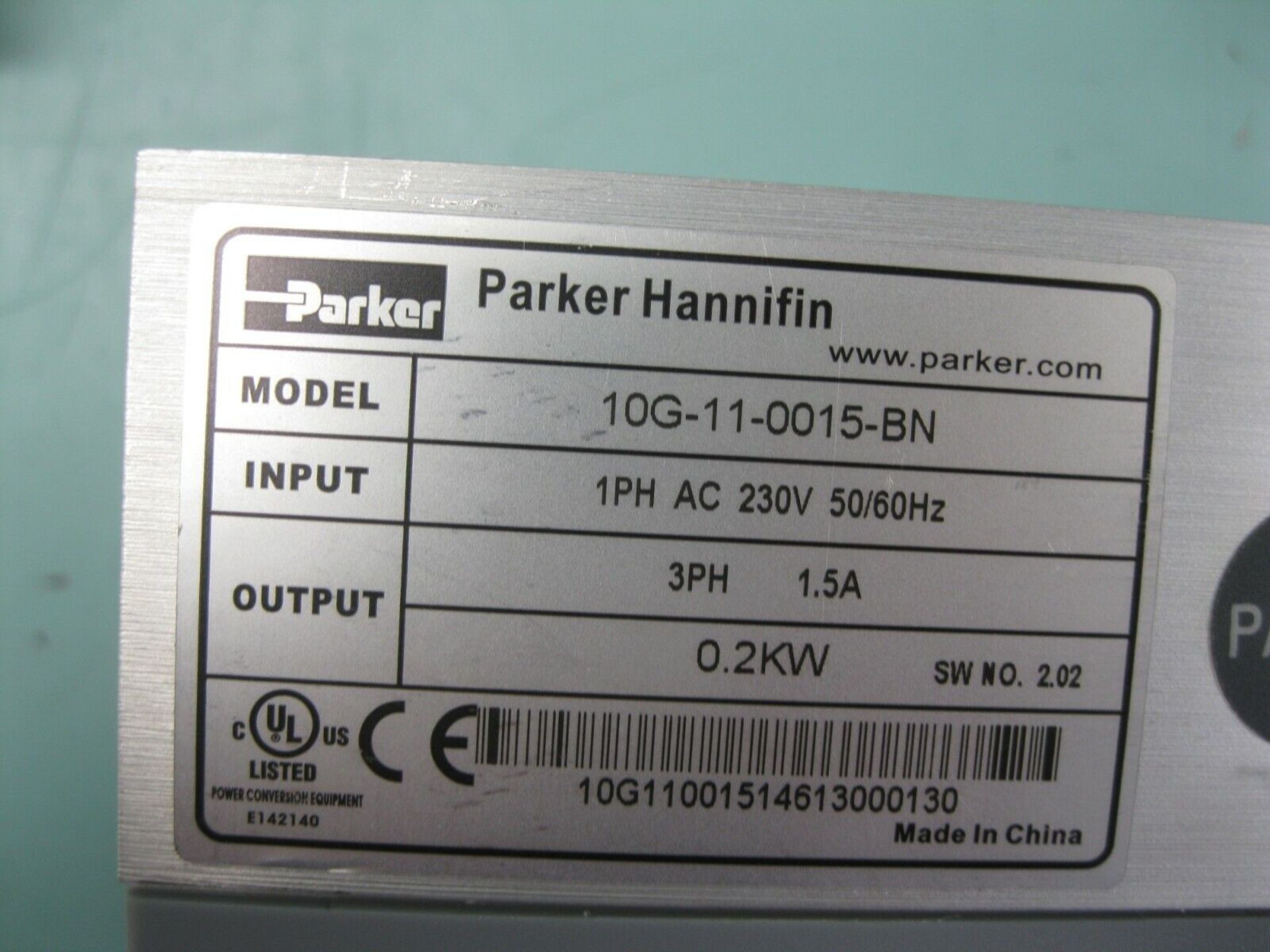 Lot of (5) Parker Hannifin 10G-11-0015-BN Series AC10 0.2 KW VFD Drive NEW (Located Springfield, NH) - Image 4 of 5