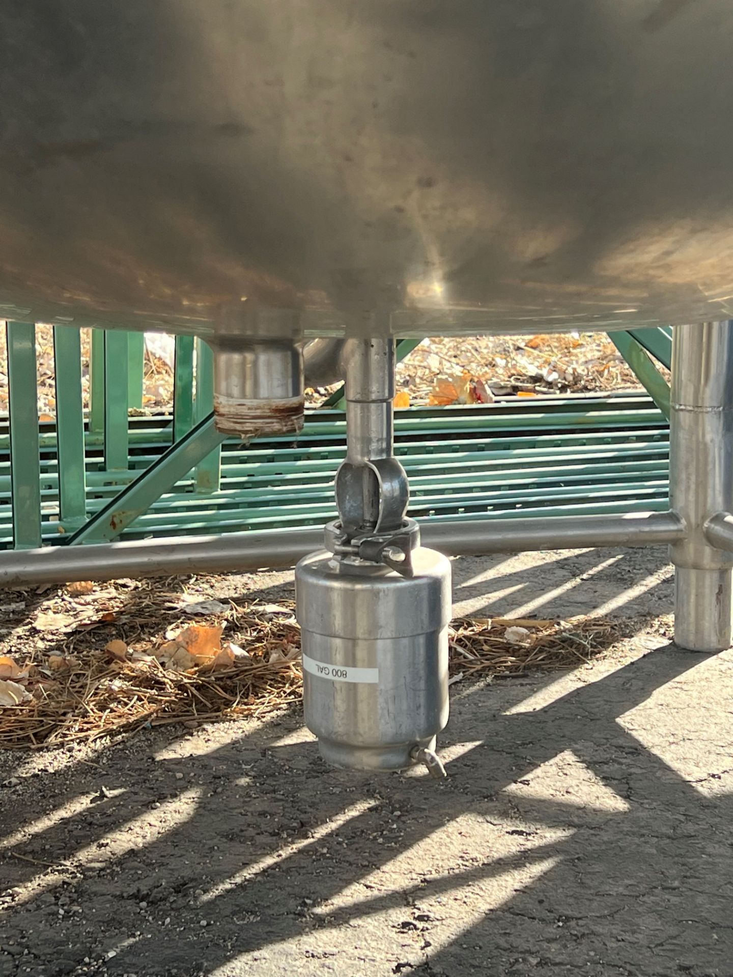 DCI 800 Gal. S/S Jacketed Tank, Aprox. 8' Hight x 6" Diameter (Load Fee $250) (Located Denver, - Image 3 of 4