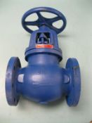 4" 125# Newman Hattersley T731 Flanged IBBM Globe Valve NEW (Located Springfield, NH) (Loading