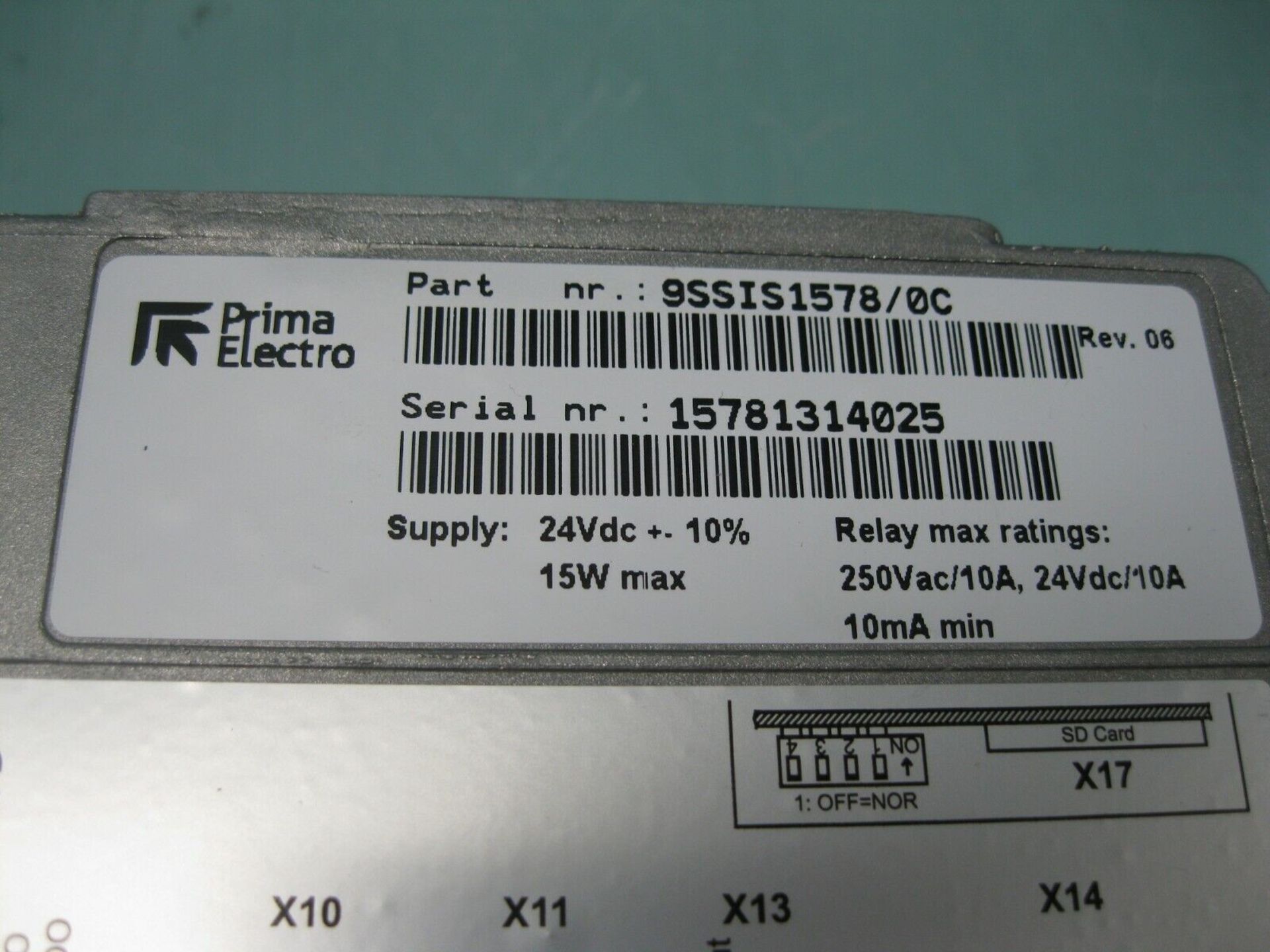 Lot of (4) Prima Electro 9SSIS1578/0C Prima Logic Operator Control Panel NEW (Located Springfield, - Image 4 of 4