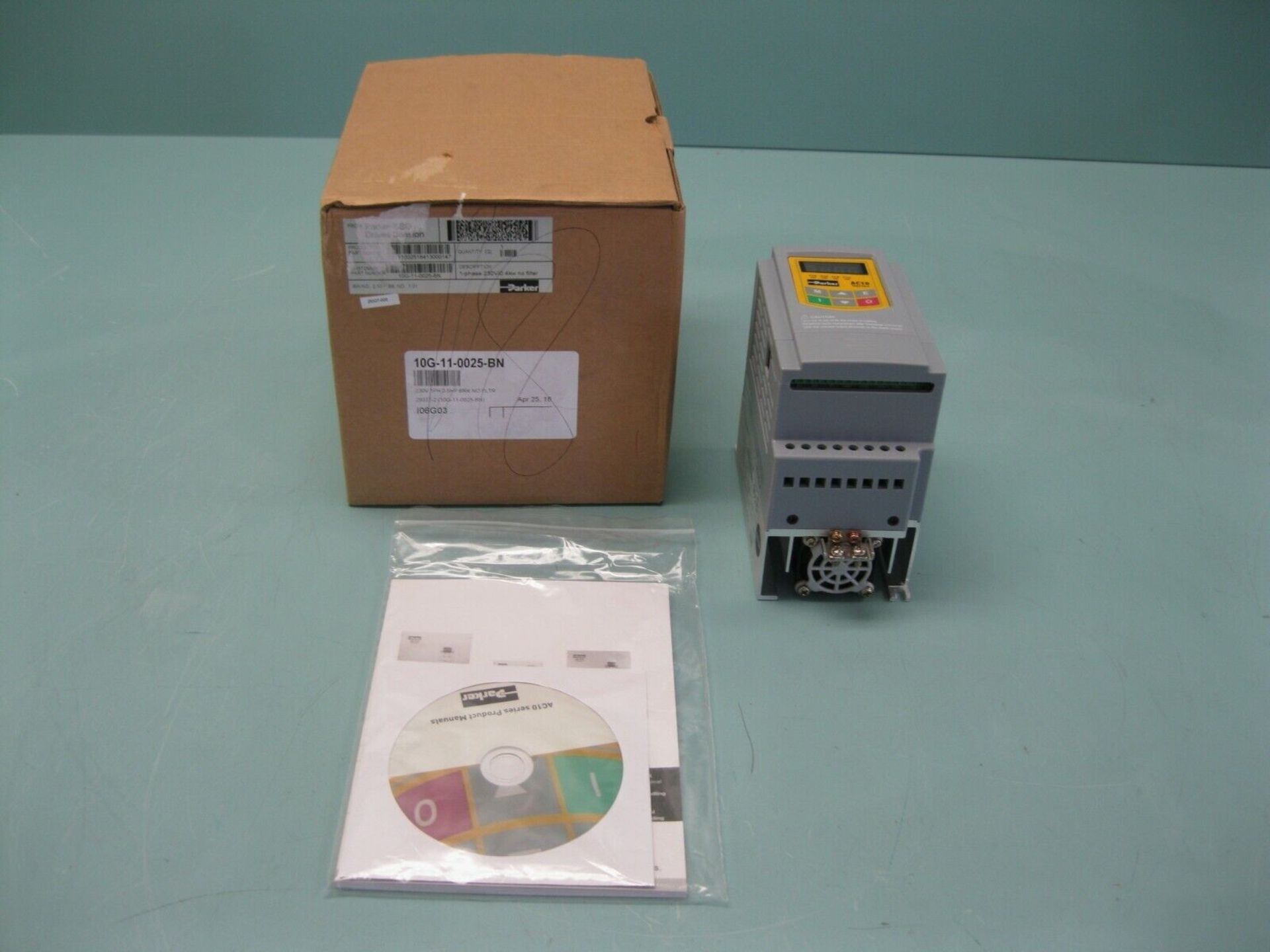 Lot of (2) Parker Hannifin 10G-11-0025-BN Series AC10 0.4 KW VFD Drive NEW (Located Springfield, NH) - Image 2 of 5