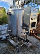 Walker 360 Gal. S/S Steam Jacketed Processing Tank, Model PZ-CB-K, Year: 2008 with 316L Stainless