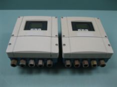 Lot of (2) Endress Hauser 53H22-1F0B1AC5BAAA Promag 53 H Transmitter (Located Springfield, NH) (