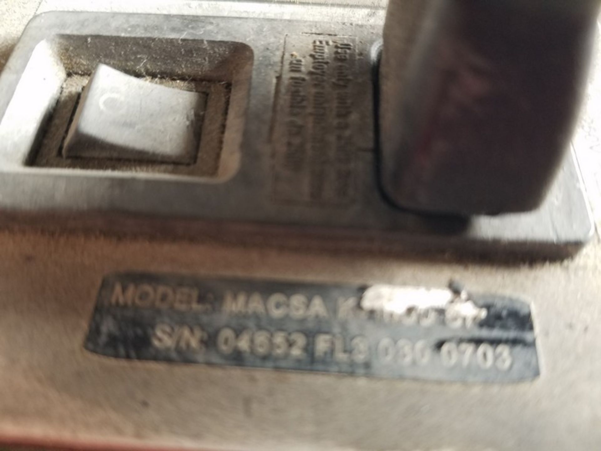 Macau Laser System, Model K-1030 SP, S/N 04652FL3030 0703, Volt 115 (Located Fort Worth, TX) ( - Image 5 of 5