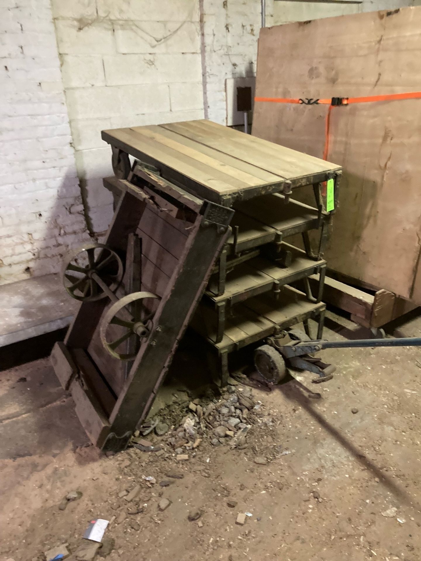 Lot of Assorted Wooden Antique Carts (LOCATED IN PITTSBURGH, PA)