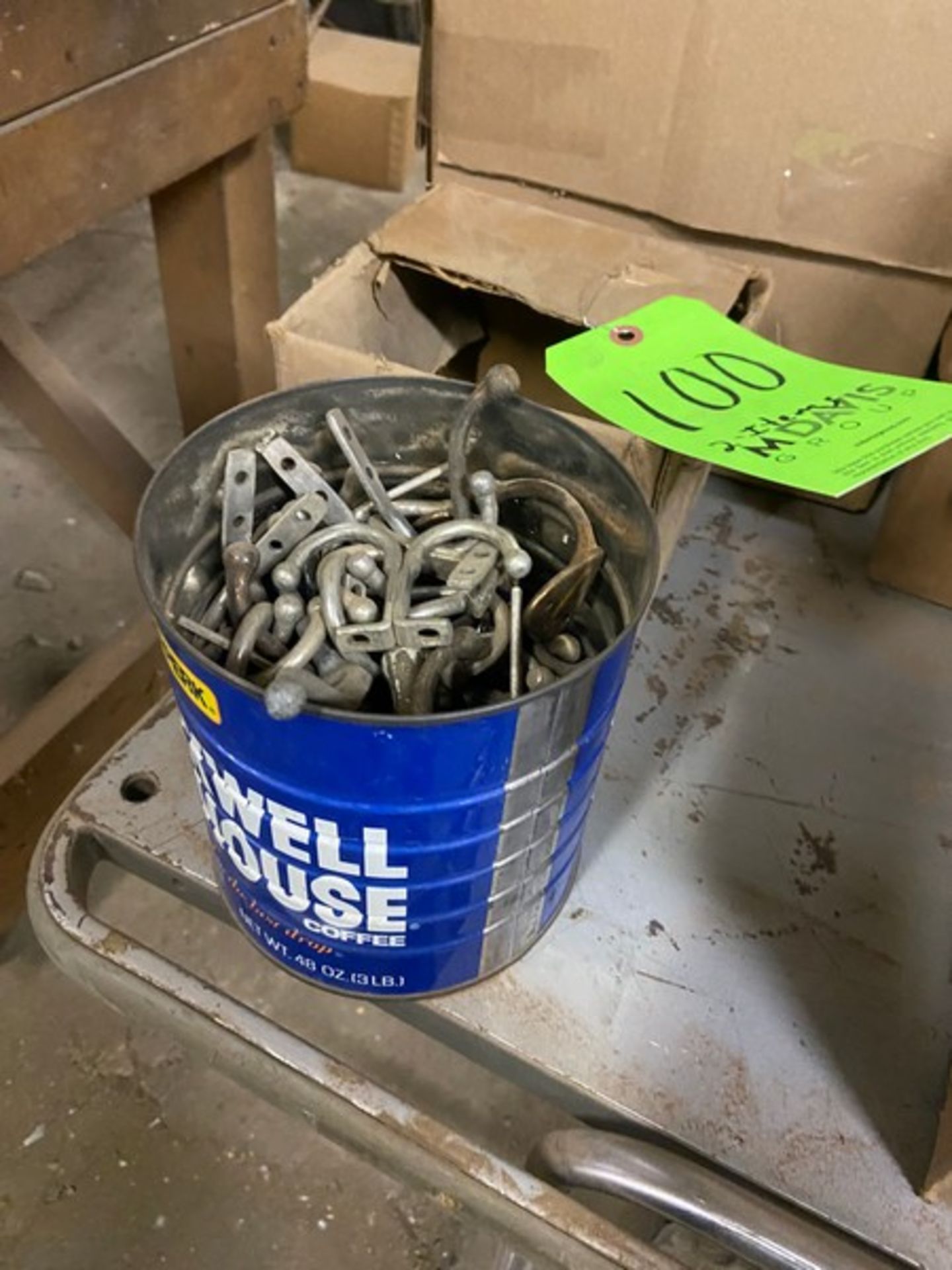 Can of Hooks & Box of Handles (LOCATED IN PITTSBURGH, PA)