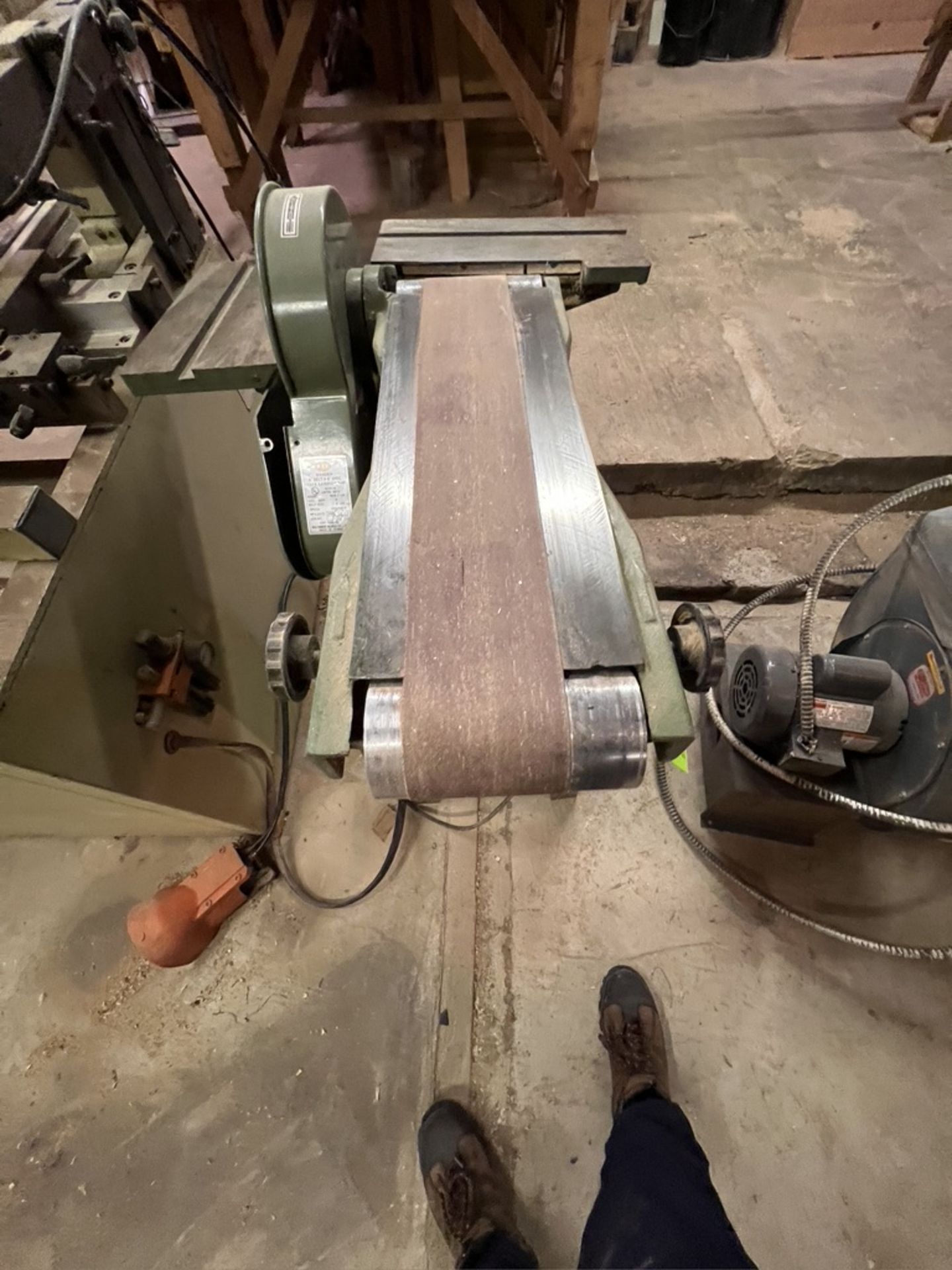 KEF BELT AND DISC SANDER, MODEL BDS-7109, 6" BELT AND 9" DISC - Image 2 of 5