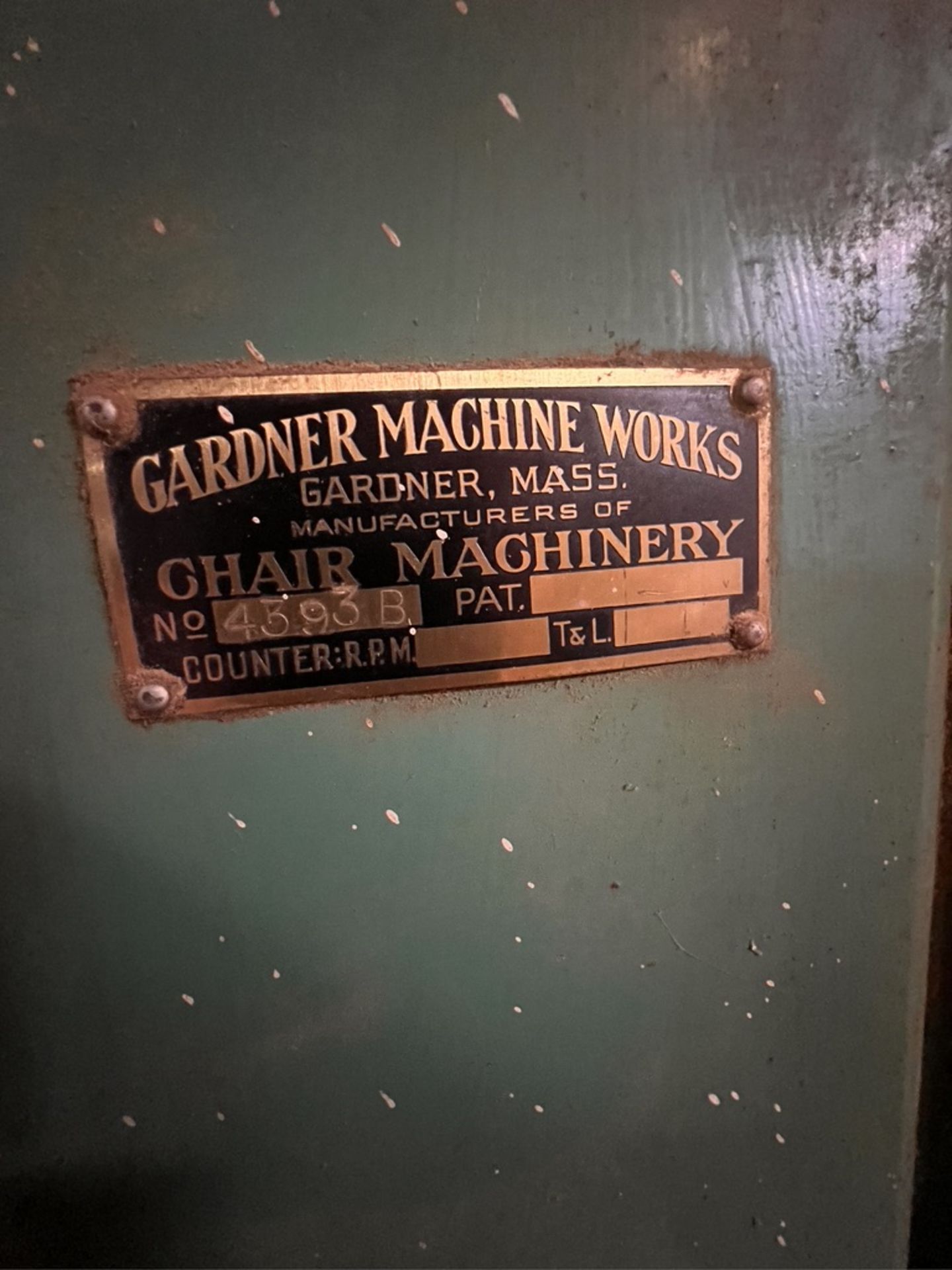 GARDNER MACHINE WORKS MORTISER - Image 2 of 5