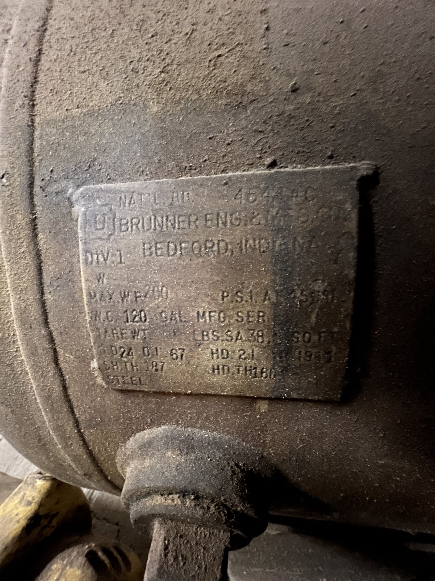 INGERSOL RAND RECIPROCATING AIR COMPRESSOR, MODEL 71T2-10E3, S/N 30T 501417, 10 HP, 1760 RPM - Image 3 of 5