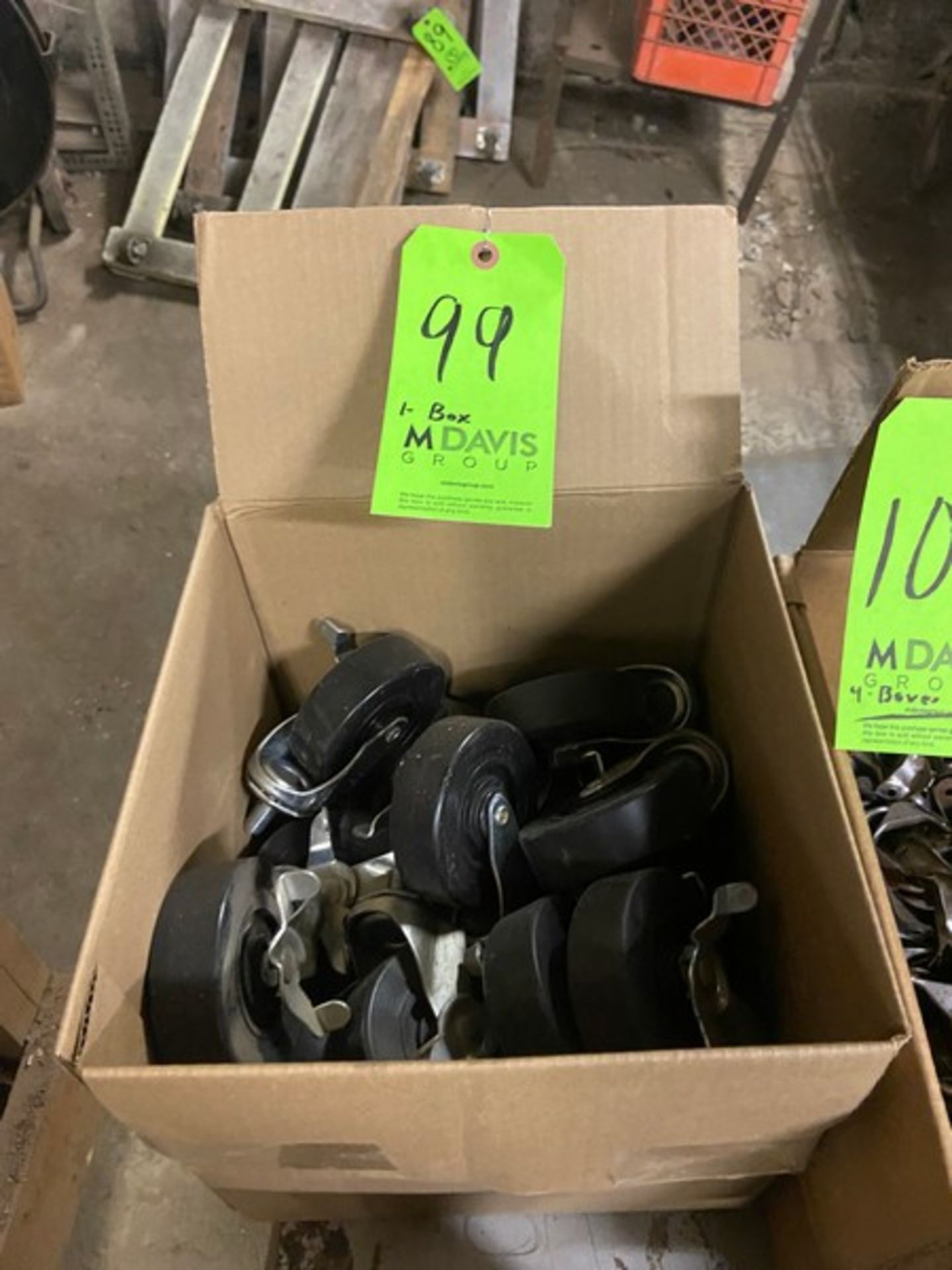 Box of Assorted Casters (LOCATED IN PITTSBURGH, PA)