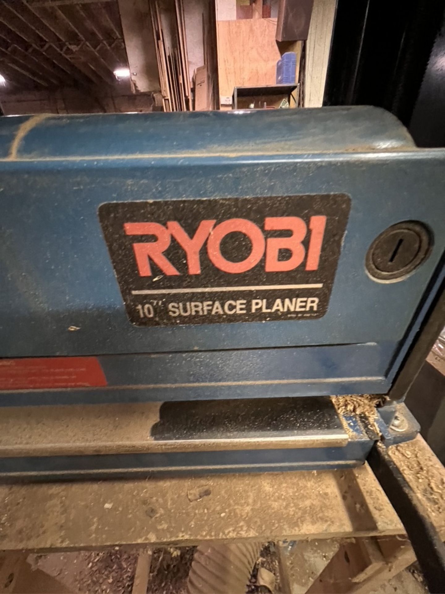 RYOBI 10" SURFACE PLANER, MODEL AP-10, S/N 122551 - Image 3 of 5