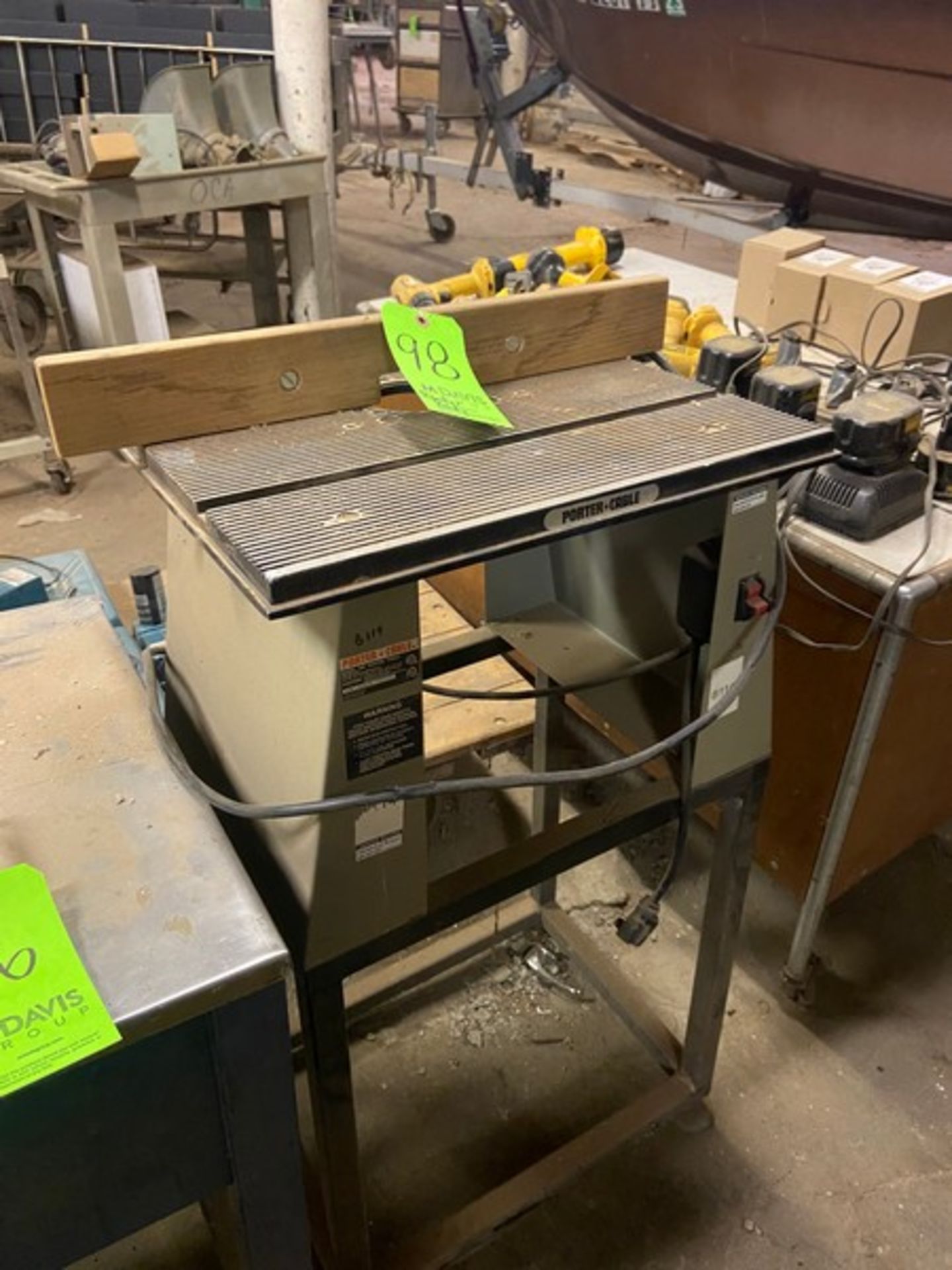 Porter & Cable Router Table, Aprox. 20” L x 17” W (LOCATED IN PITTSBURGH, PA) - Bild 2 aus 3