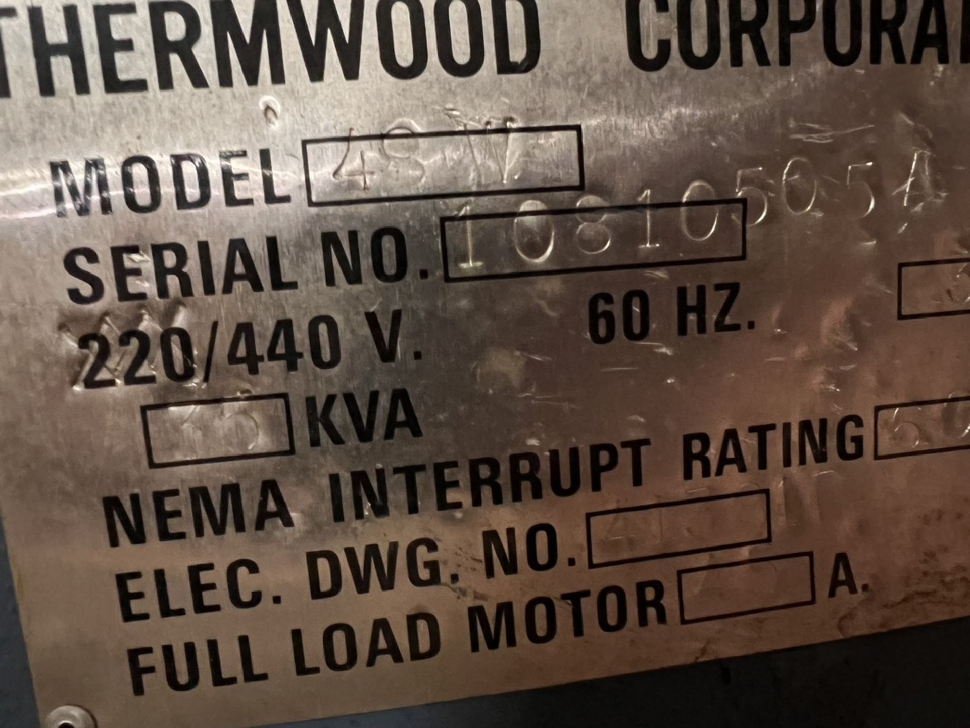 THERMWOOD CNC, MODEL 48 W, S/N 10810505 - Image 14 of 16