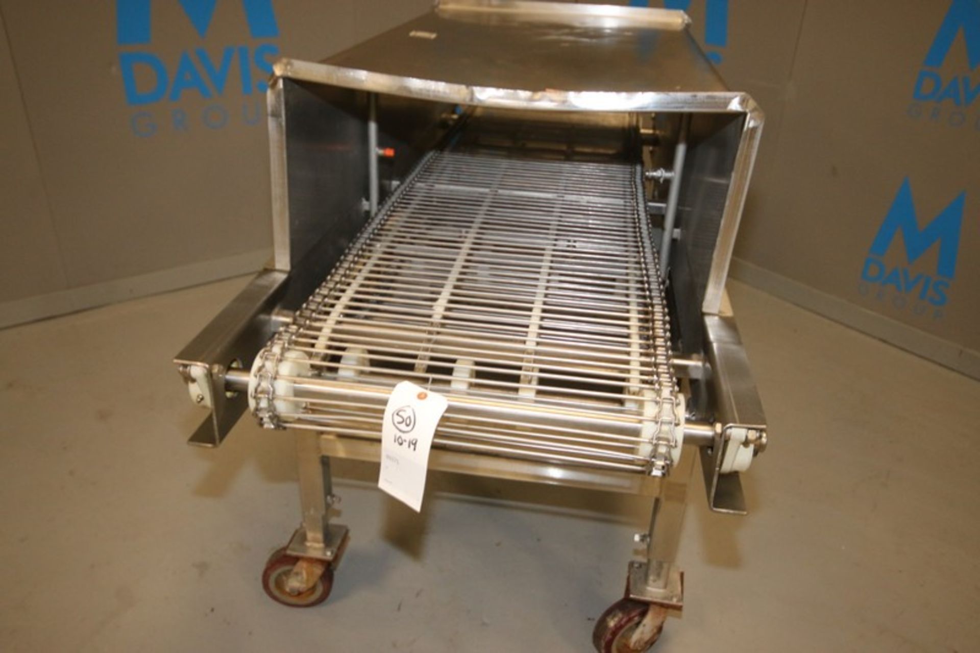 E-Quip Enclosed S/S Conveyor, M/N 238, Factory No.: 8636-S-6, with Baldor 3/4 hp Drive, with - Image 4 of 10