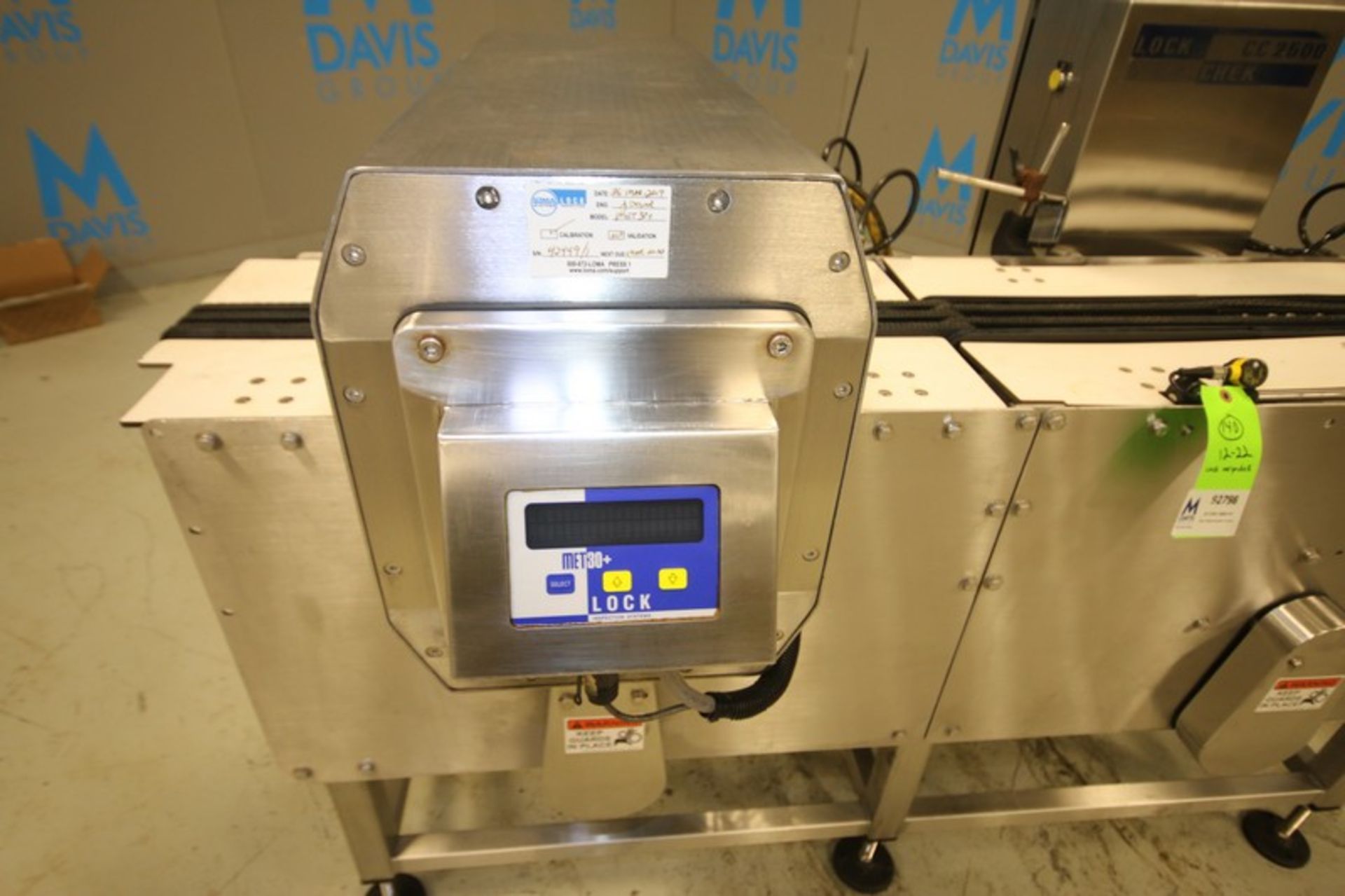 2010 Lock Weighchek S/S Metal Detector / Check-Weigher, Model CC2500 WEIGHCHECK-CHAIN, SN LIS1002- - Image 6 of 9