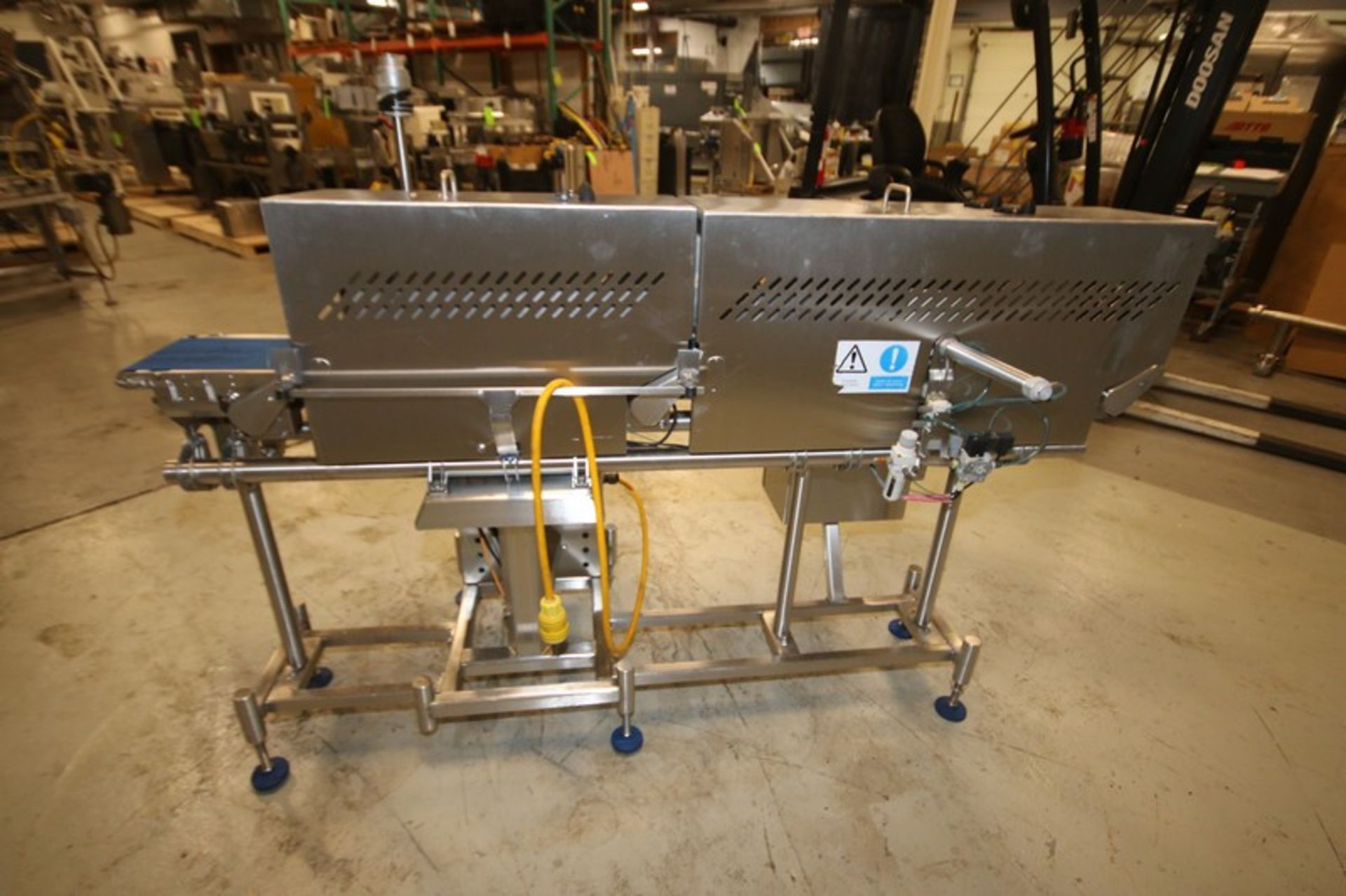 2018 Loma S/S Checkweigher, Model CW3, SN BCW70475-4250 4D, with 80" L x 39" H Conveyor, 8" W - Image 3 of 9