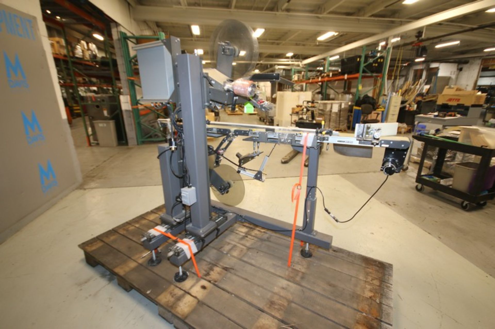 Code-In-Motion / Versapply In-Line Labeler, Model 1022-06040603, SN S130075-4, with (2) Heads Models - Image 6 of 10
