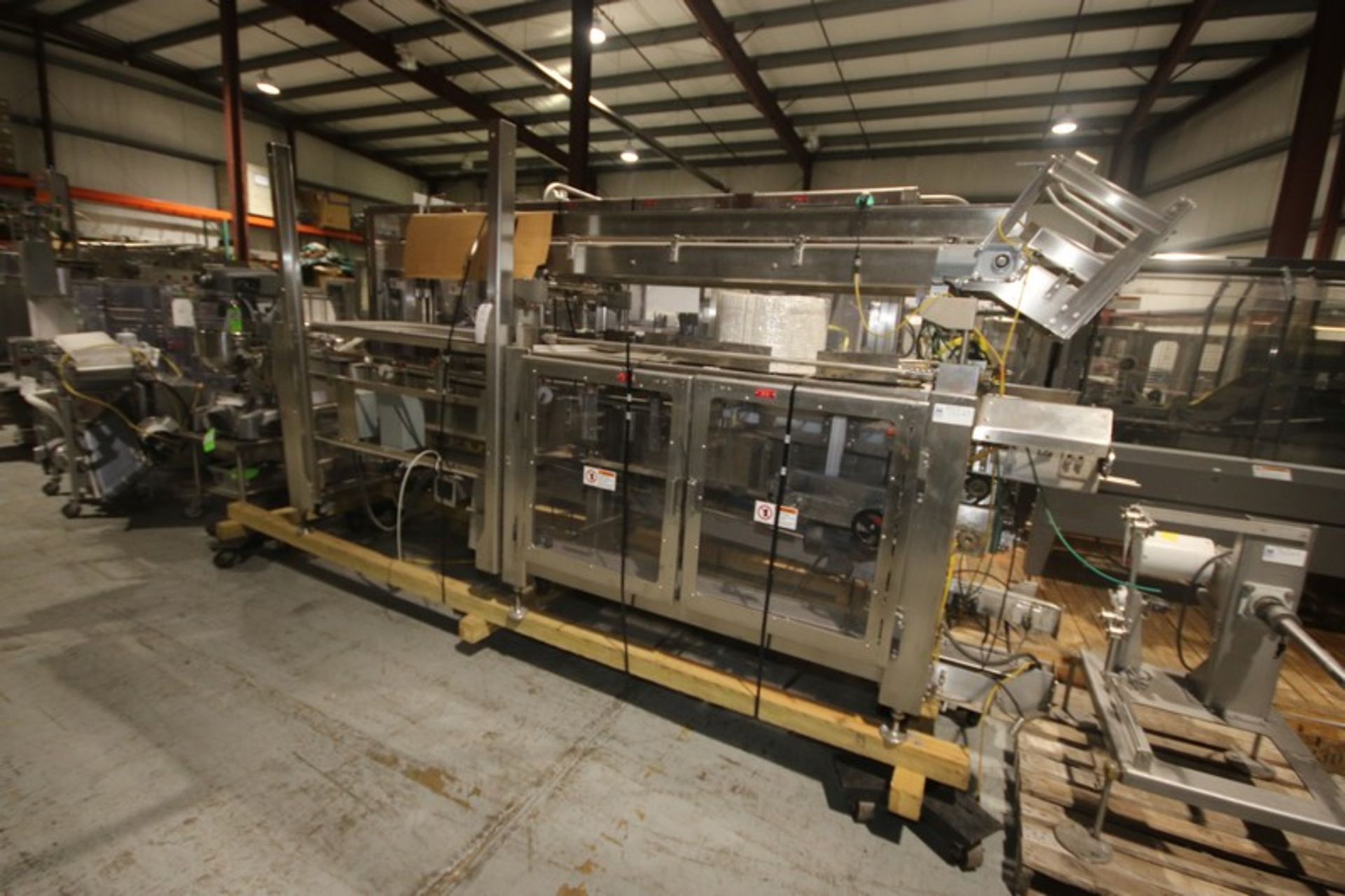 Adco Wrap Around Sleever, M/N 12WAS-2DO-WD, S/N 5172H2, 480 Volts, 3 Phase, with Infeed Conveyor - Image 10 of 11