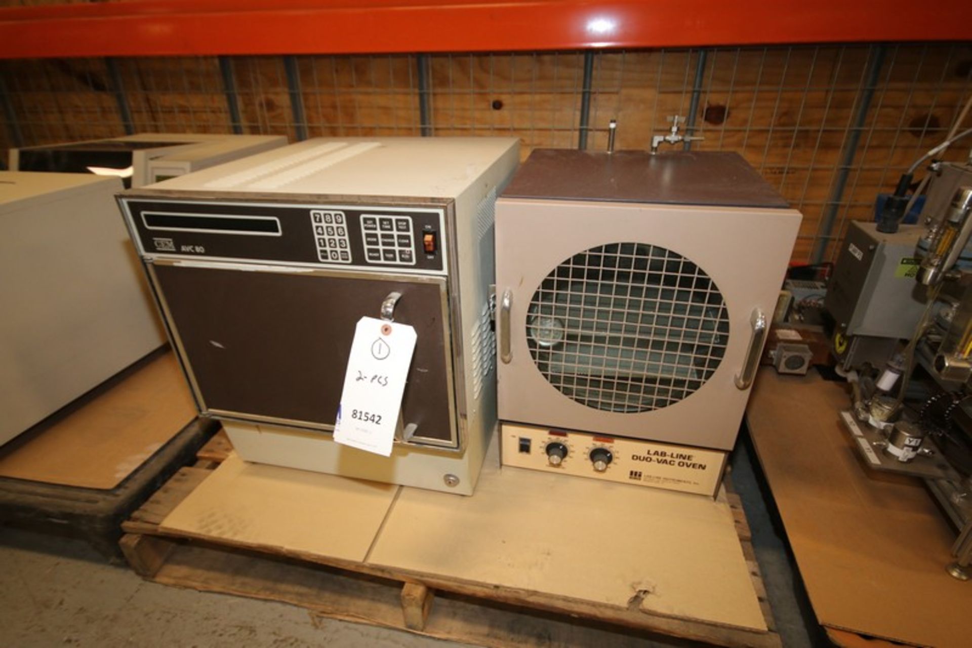 2 - Pcs - CEM AVC 80 Lab Microwave with Lab-Line Duo - Vac Oven Model 3620ST (INV#81542)(Located @