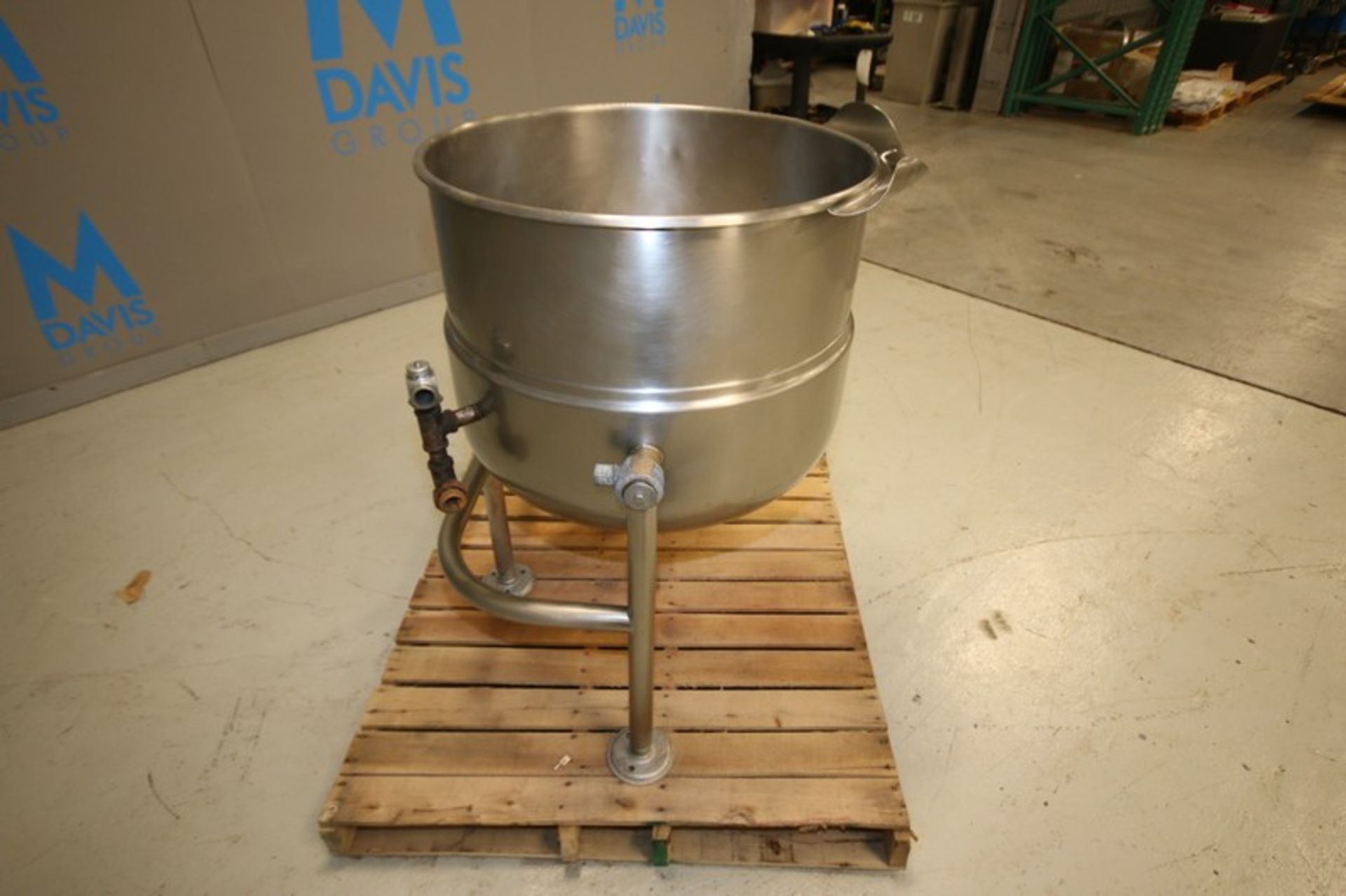 Cleveland Range Aprox. 50 Gal Jacketed Tilting S/S Kettle, Model KLE-40T, SN 4528-53-01, 50 psi ( - Image 3 of 6