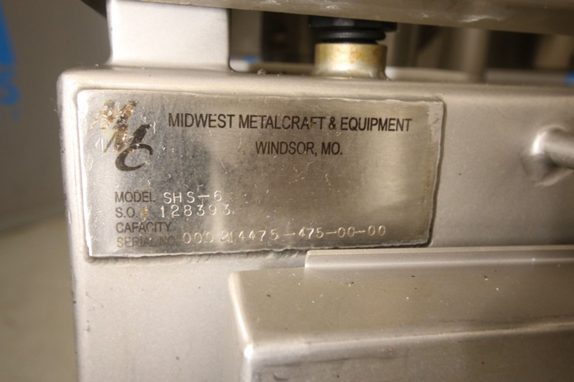 Midwest Metalcraft Equipment Spirocutter, Midwest Metalcraft Equipment Spirocutter, Model SHS-6, - Image 9 of 9