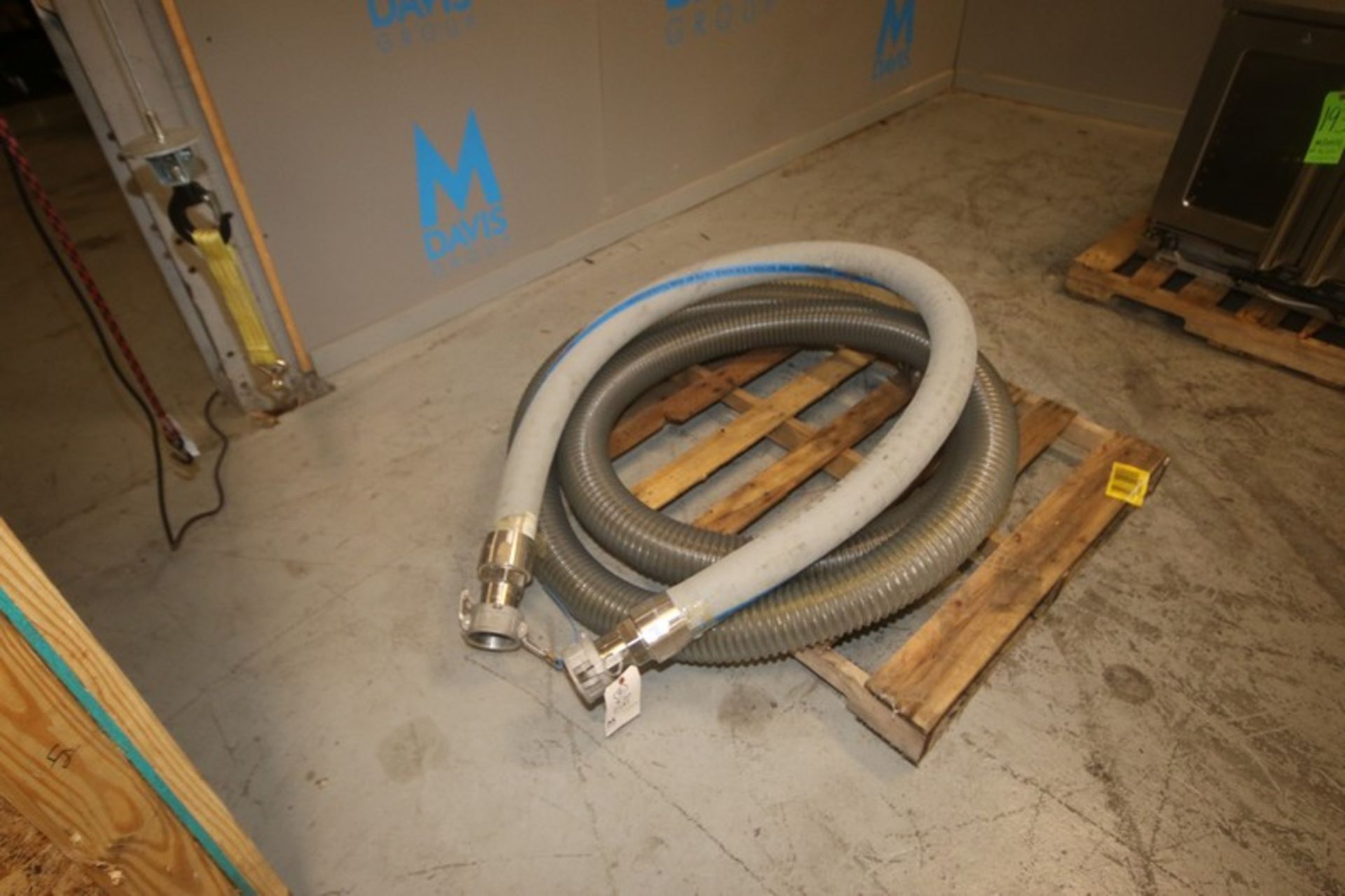 Sanitary Couplers Transfer Hose, with Snap On Attachments, Aprox. 6' L, with Additional Hose (INV# - Image 2 of 4