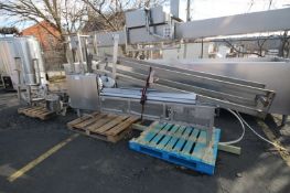 Aprox. 15' L x 18' H x 14" W Z-Configured Bucket Elevated S/S Conveyor System with S/S Clad Drive