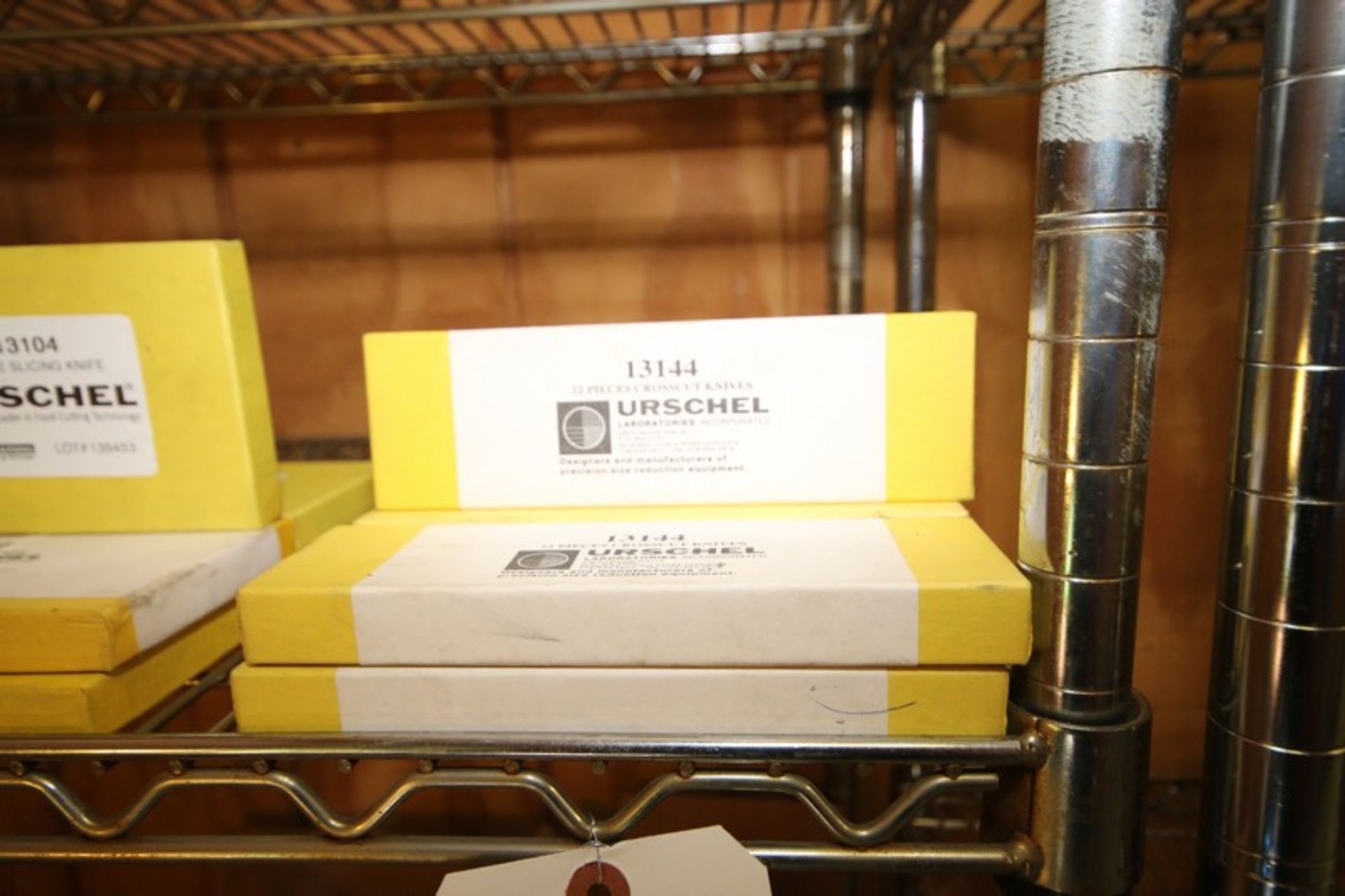 (7) BOXES OF URSCHEL CROSS CUT KNIVES, PART NO. 13144 (INV#80898)(Located @ the MDG Auction Showroom