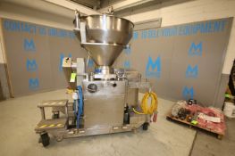 Handtmann S/S Vacuum Filler, with 40" W Hopper, Allen Bradley Compact Logix L24ER PLC Controls,