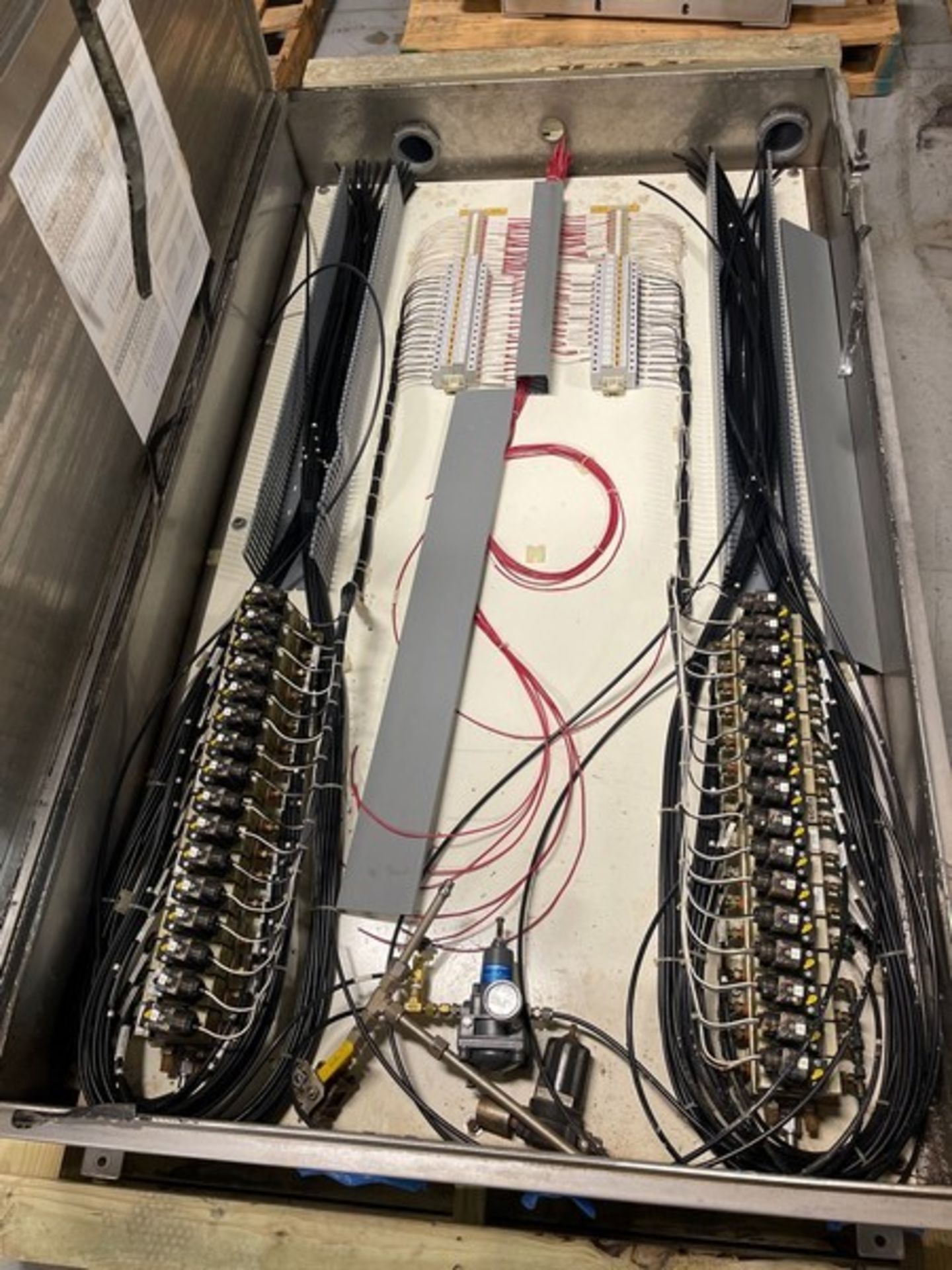 S/S Solenoid Control Box, with (2) Solenoid Blocks with Breakers, Overall Dims.: Aprox. 6 ft. L x - Image 2 of 2