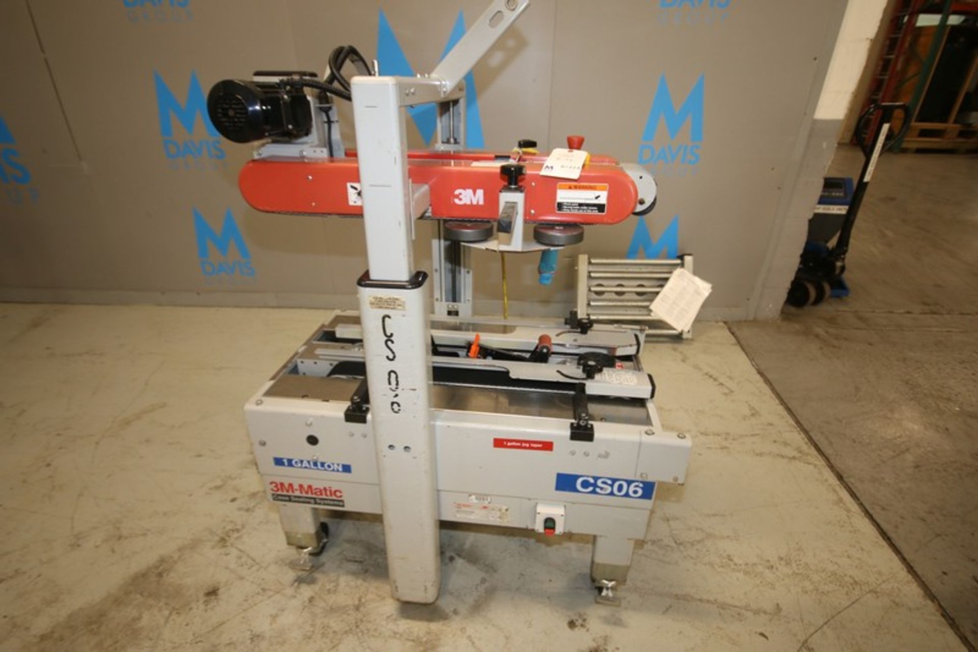 3M-Matic Adjustable Case Sealer, Series 700A, Type: 39600, SN 10615, Includes Bottom Cartridge, 115V