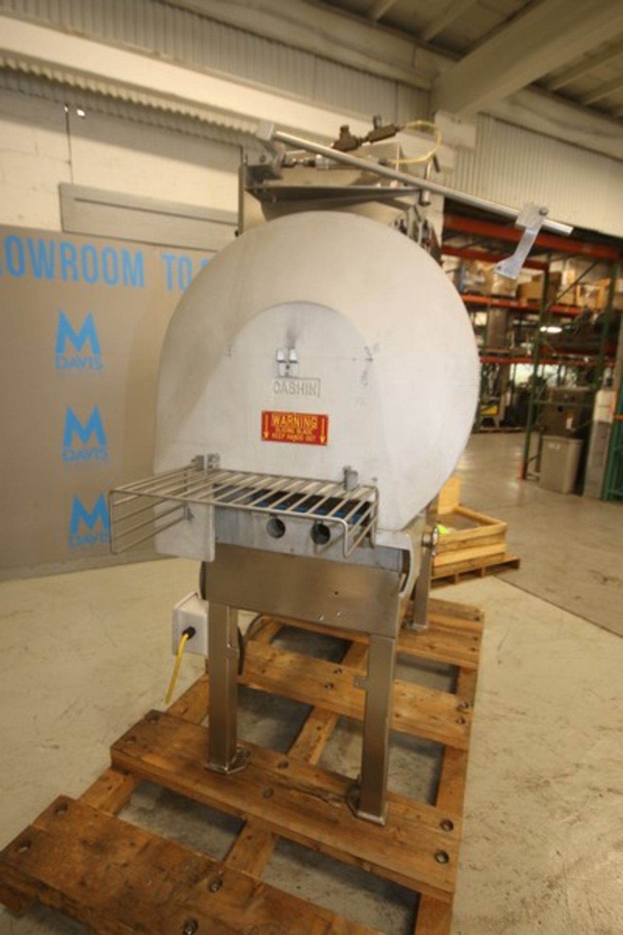 Cashin Continuous Feed Bacon Slicer, Model 3027, SN BS084, 11"W Conveyor, 5hp/1740 rpm Drive - Image 4 of 14