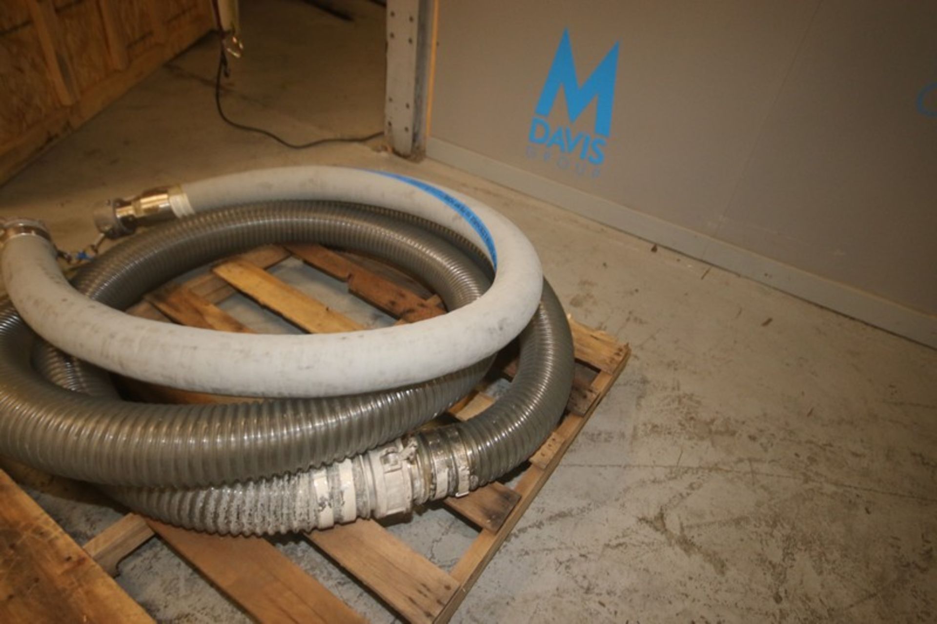 Sanitary Couplers Transfer Hose, with Snap On Attachments, Aprox. 6' L, with Additional Hose (INV# - Image 4 of 4