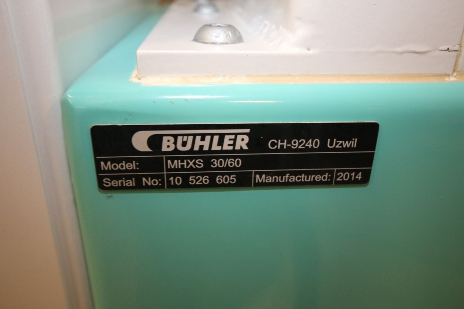 Buhler Scourer, Model MHXS 30/60, S/N 10526 605 (INV#88810)(Located @ the MDG Showroom in Pgh., - Image 4 of 6
