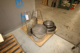 Lot of Assorted S/S Strainers, with S/S Stands (INV#80550)(Located @ the MDG Auction Showroom in