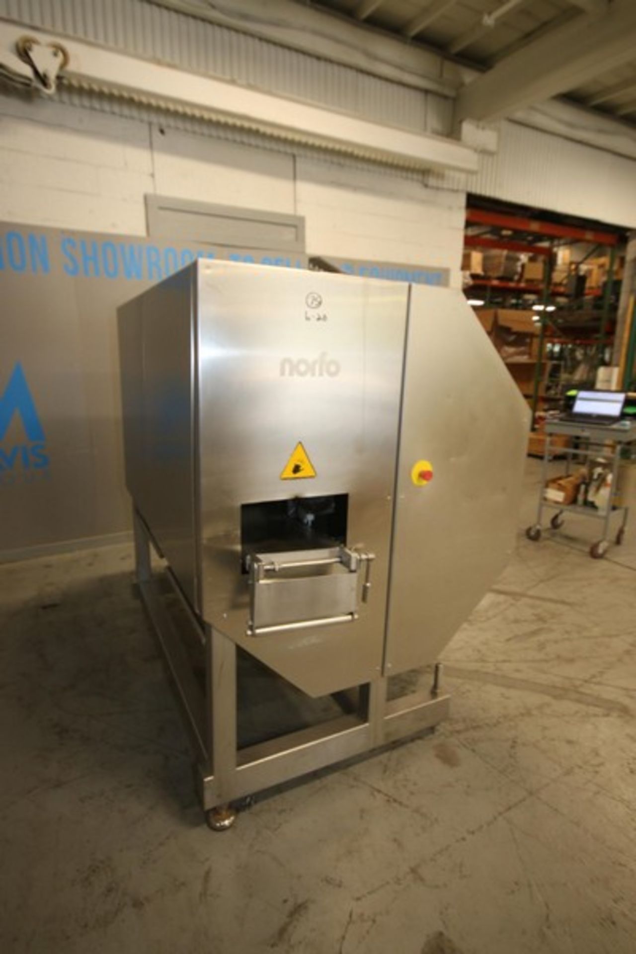 Norfo S/S Portion Cutter, Type: 598.80.87, 220 Volts, 3 Phase, with Aprox. 12" W Infeed/Outfeed - Image 3 of 10