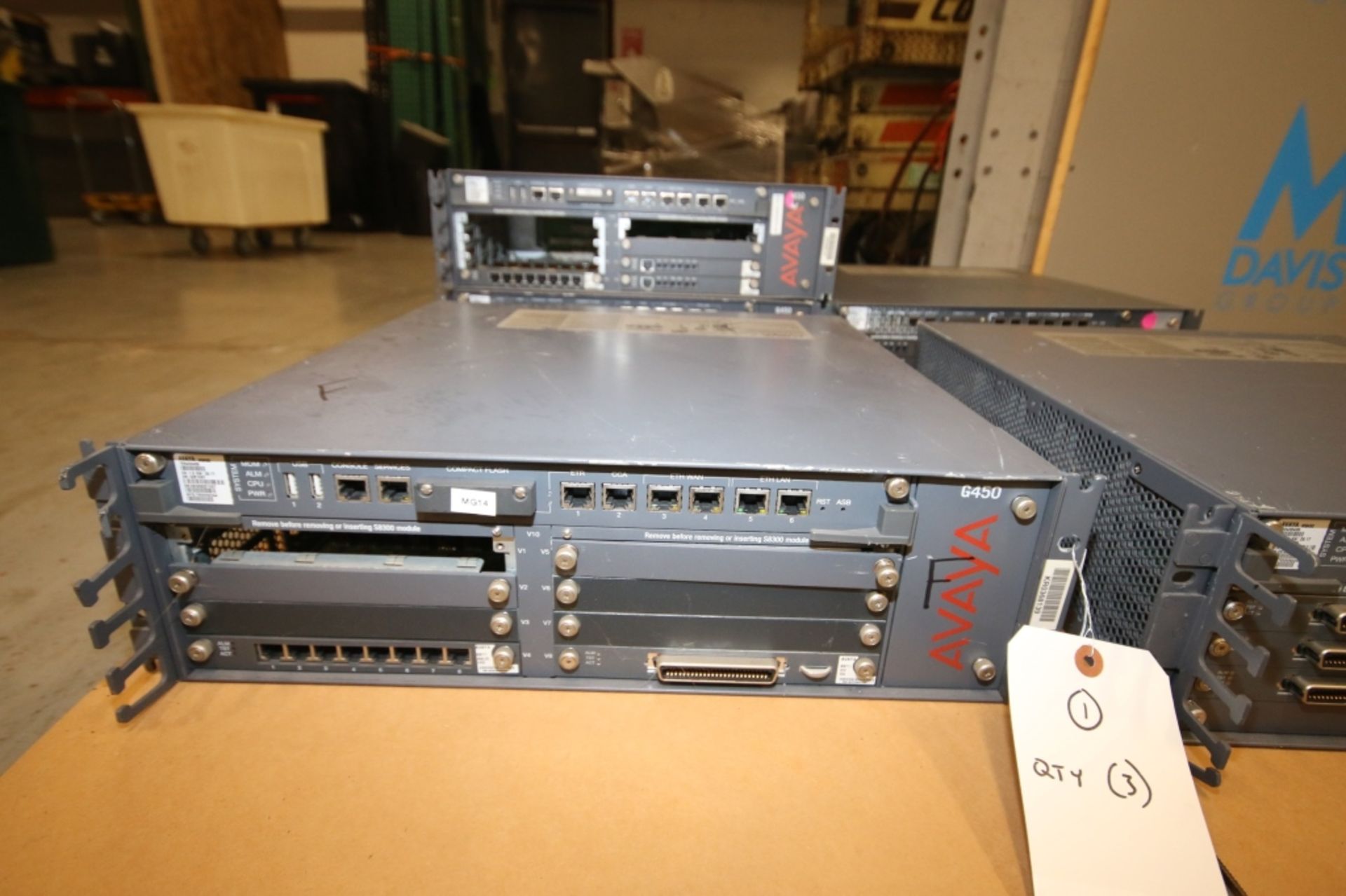 Lot of (3) AVAYA Media Gateway Rack Units, Model 450,(INV#81574)(Located @ the MDG Auction