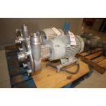 Fristam 15 hp Centrifugal Pump, Model FPX3551-225, with 3" x 2.5" Clamp Type S/S Head, Baldor 1760